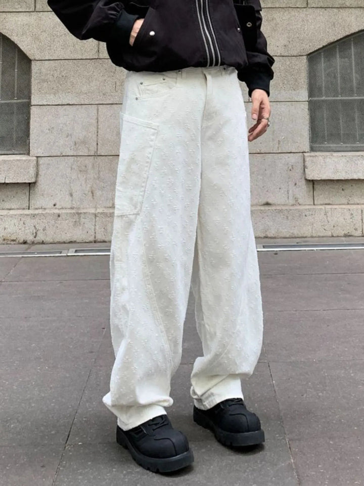 Men's Full Size Relaxed Fit Wide Leg Jeans Plus Size - Milk White - S - d7fbc3c4 - 9835 - 4524 - b2d2 - fd43452d58c3 - Max - Origin - Tatoo Tee