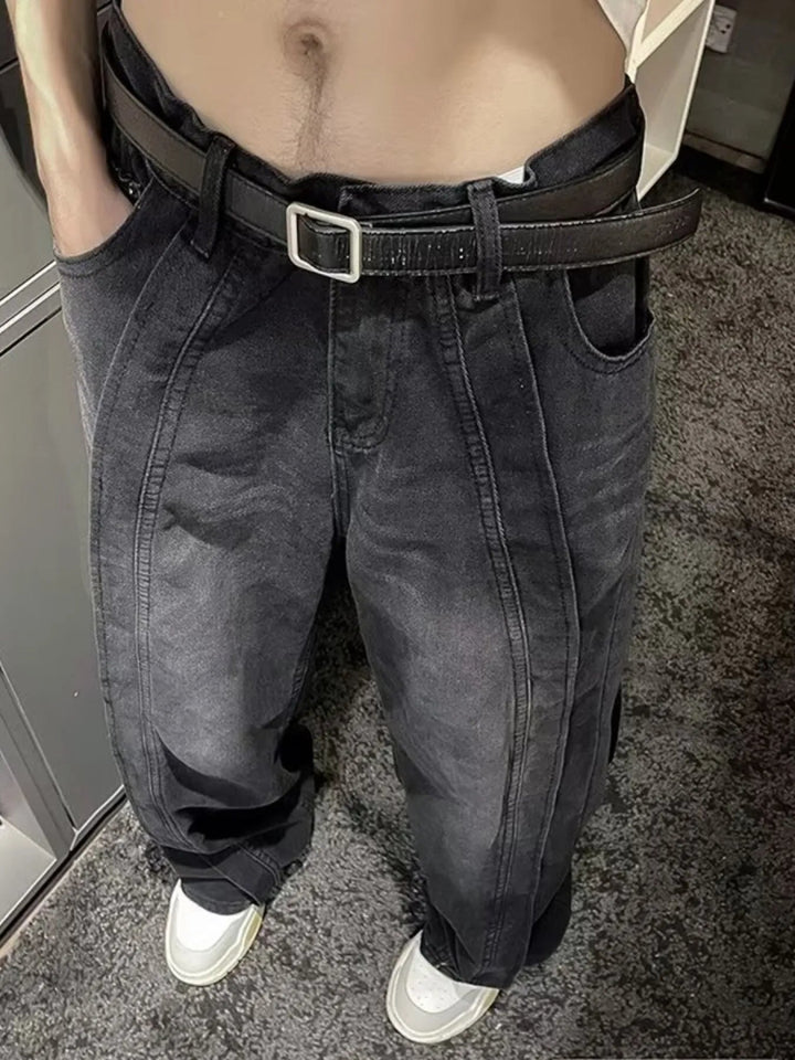 Men's Full Size Wide Leg Jeans Plus Size - Black - S - 0016b36316654c968d861551f55cafa2 - Max - Origin - Tatoo Tee