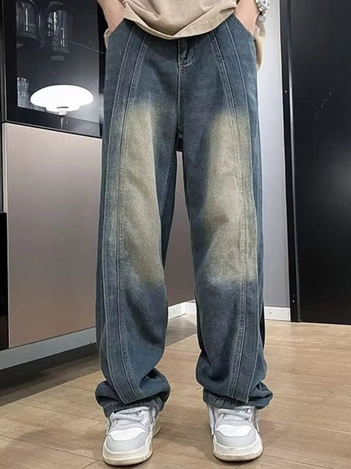 Men's Full Size Wide Leg Jeans Plus Size - Blue - S - b6898937 - 5c27 - 473e - ae98 - dcebd0f33fbb - Max - Origin - Tatoo Tee