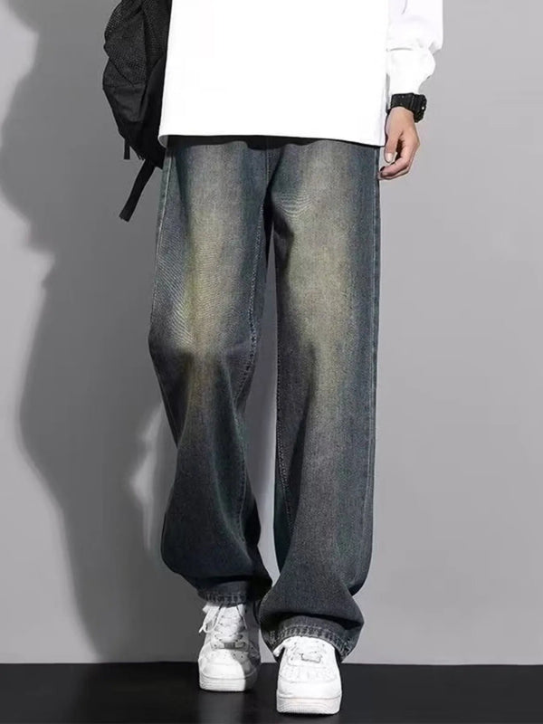 Men's Full Size Wide Leg Jeans Plus Size - Cement Color - S - 9647b0d7010f477db2ee00ccd81cbeaf - Max - Origin - Tatoo Tee