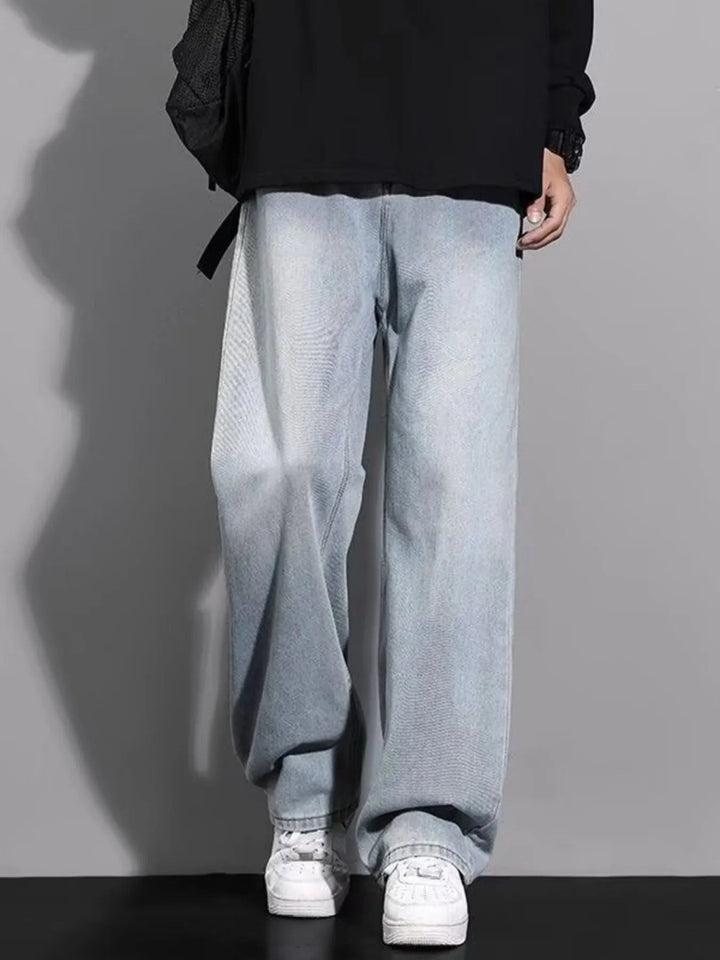 Men's Full Size Wide Leg Jeans Plus Size - Light Blue - S - ca545c05781246dd8621dfd06fddd0e6 - Max - Origin - Tatoo Tee