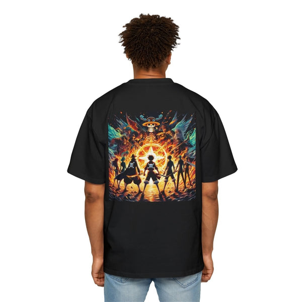 Men's Heavy Oversized Graphic Tee, Relaxed Fit for Casual Wear - S - Black - Men's Heavy Oversized Graphic Tee, Relaxed Fit for Casual Wear - Tatoo Tee