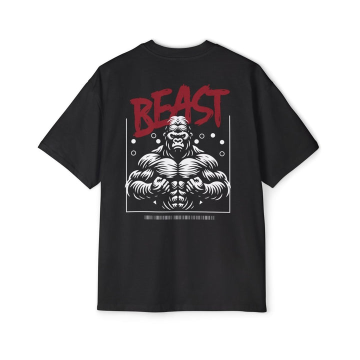 Men's Heavy Oversized Tee - Beast Mode Activated Workout Tee - S - Midnight Blue - Men's Heavy Oversized Tee - Beast Mode Activated Workout Tee - Tatoo Tee