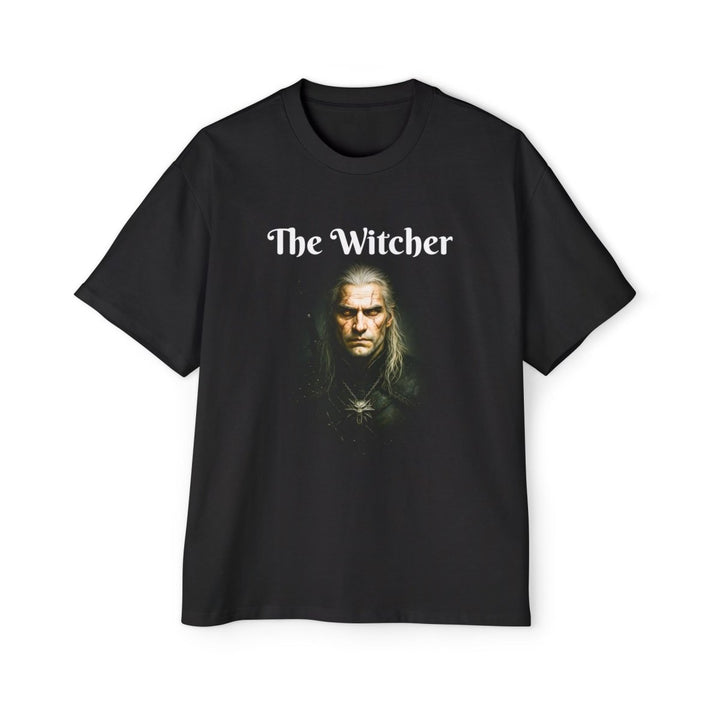 Men's Heavy Oversized Tee - The Witcher Graphic Shirt, Fantasy Fan Tee, Gift for Gamers, Casual Wear, Novelty T-Shirt - S - Black - Men's Heavy Oversized Tee - The Witcher Graphic Shirt, Fantasy Fan Tee, Gift for Gamers, Casual Wear, Novelty T-Shirt - Tatoo Tee