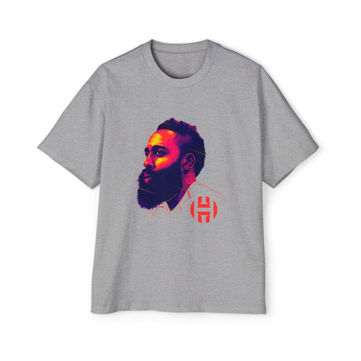 Men's Heavy Oversized Tee - Vibrant Athlete Graphic Tee for Sports Enthusiasts - S - Athletic Heather - Men's Heavy Oversized Tee - Vibrant Athlete Graphic Tee for Sports Enthusiasts - Tatoo Tee