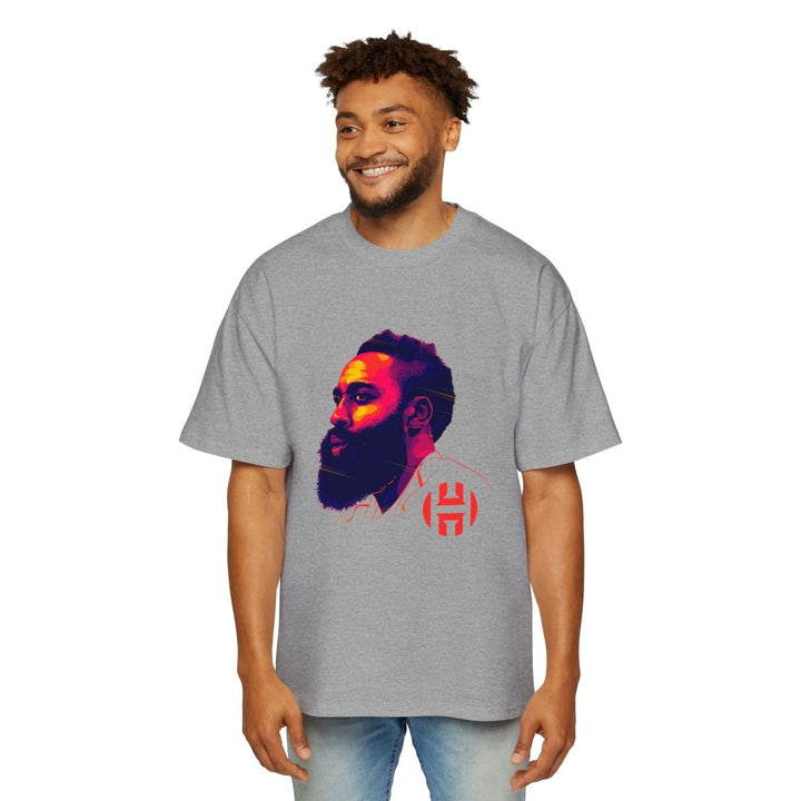 Men's Heavy Oversized Tee - Vibrant Athlete Graphic Tee for Sports Enthusiasts - S - Midnight Blue - Men's Heavy Oversized Tee - Vibrant Athlete Graphic Tee for Sports Enthusiasts - Tatoo Tee