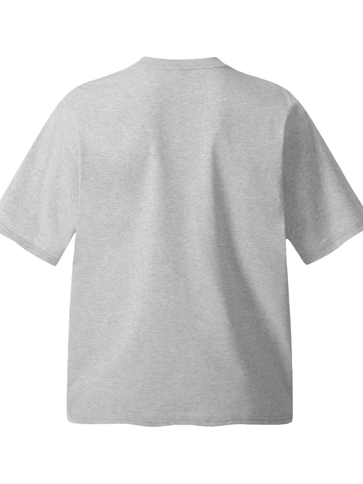 Men's Horse Graphic Oversized T-Shirt - Floral Gray - M - 14b30a47df67431fa85e53c352e8dad7 - Max - Origin - Tatoo Tee