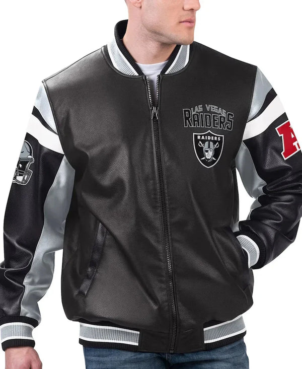 Men’s Las Vegas Raiders G-III Sports Varsity Jacket
