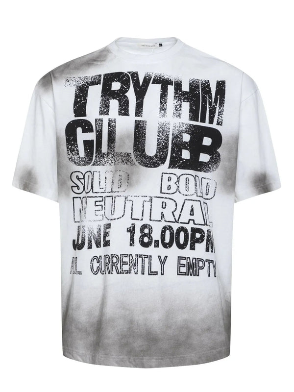 Men's Letter Graphic Round Neck Oversized T-Shirt - White - M - 765b825d09354a1bb05b00c40efcfded - Max - Origin - Tatoo Tee