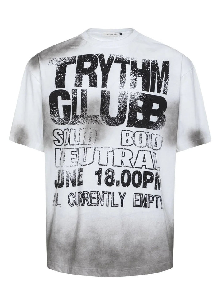 Men's Letter Graphic Round Neck Oversized T-Shirt - White - M - 765b825d09354a1bb05b00c40efcfded - Max - Origin - Tatoo Tee