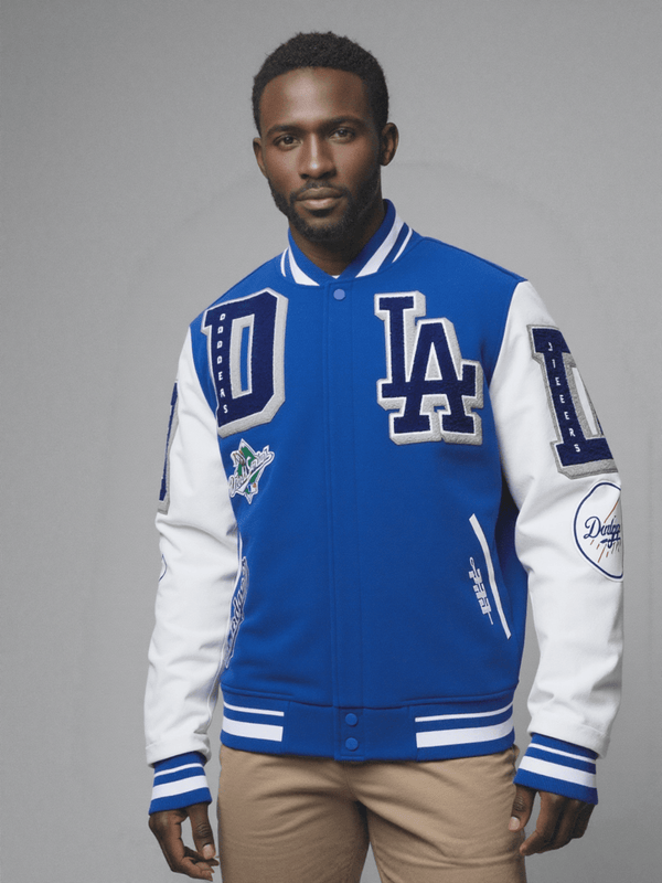 Men's Los Angeles Dodgers MLB Mashup Varsity Jacket