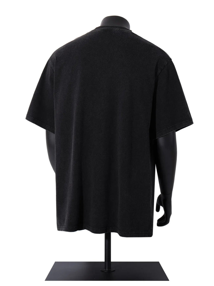 Men's Number 77 Oversized T-Shirt - Black - M - a4d72bbaff984498a013c858cebf688b - Max - Origin - Tatoo Tee