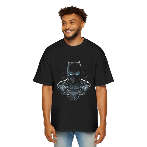 Men's Oversized Batman Graphic Tee - Stylish & Comfortable - S - Black - Men's Oversized Batman Graphic Tee - Stylish & Comfortable - Tatoo Tee