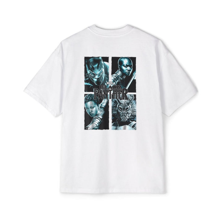 Men's Oversized Black Panther Tee - Stylish Graphic T-Shirt for Comic Fans - L - Plum - Men's Oversized Black Panther Tee - Stylish Graphic T-Shirt for Comic Fans - Tatoo Tee