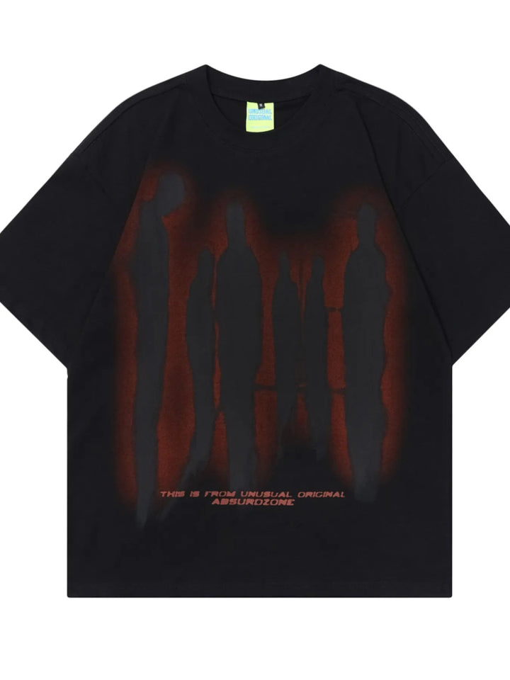 Men's Oversized Graphic Short Sleeve T-Shirt - Black - M - ea5e01b5eb1c4c69bcbddd56f13e0e56 - Max - Origin - Tatoo Tee