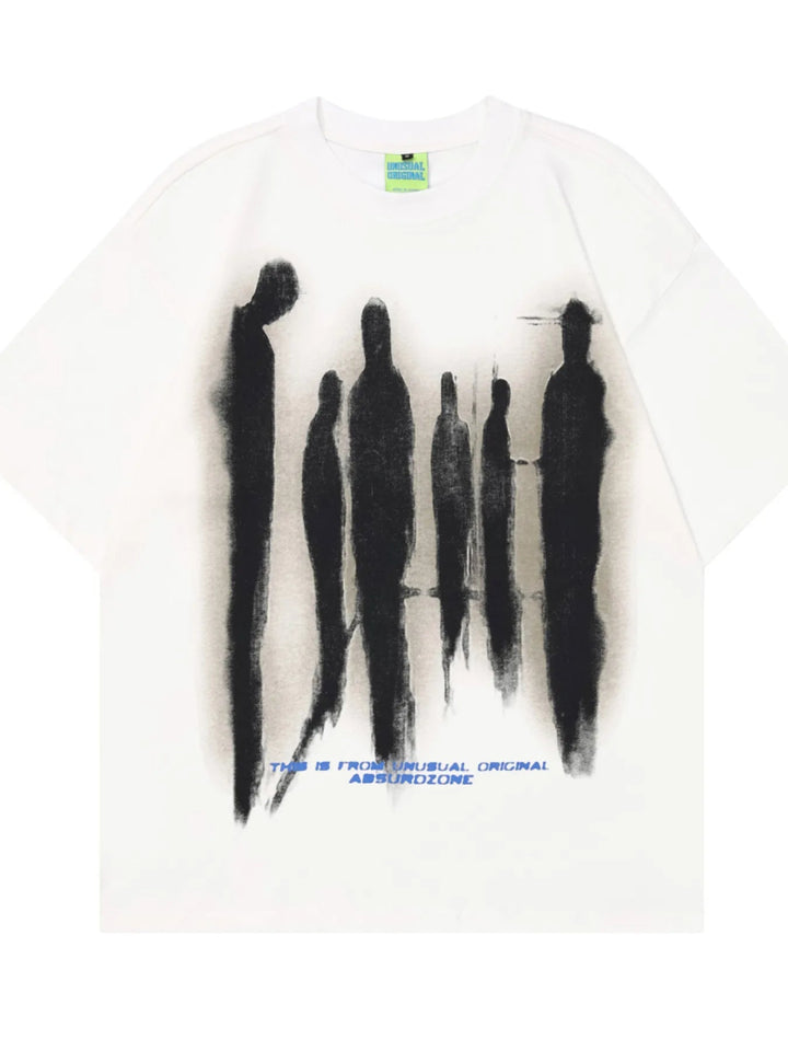 Men's Oversized Graphic Short Sleeve T-Shirt - White - M - b418028f81a44f54a55550c81e616f4a - Max - Origin - Tatoo Tee