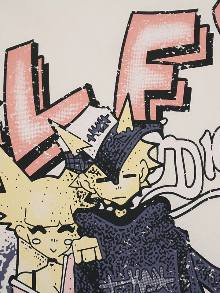 Men's Oversized Graphic Streetwear T-Shirt - Black - M - fe9a93e4d93b4577b8affeefff280ec3 - Max - Origin - Tatoo Tee