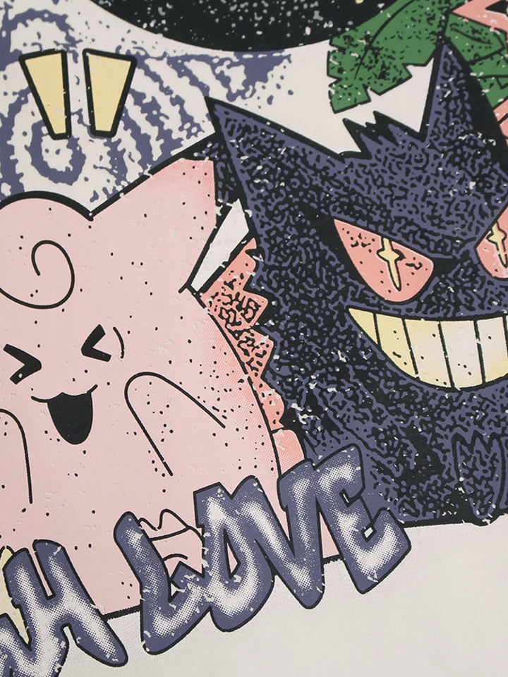 Men's Oversized Graphic Streetwear T-Shirt - Black - M - 585a7c4f9a524fb1a3f03218b2d8bbcb - Max - Origin - Tatoo Tee