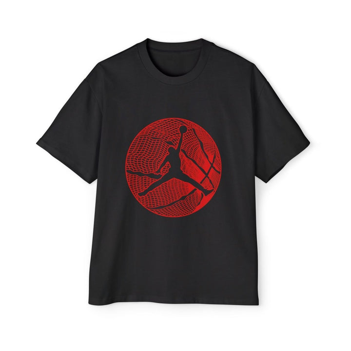 Men's Oversized Graphic Tee - Jordan & Nike Design - S - Black - Men's Oversized Graphic Tee - Jordan & Nike Design - Tatoo Tee
