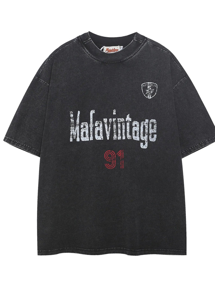 Men's Oversized Letter Graphic T-Shirt - Black - M - a6e9c3cb04ef4de495a39f3aa843d3cd - Max - Origin - Tatoo Tee