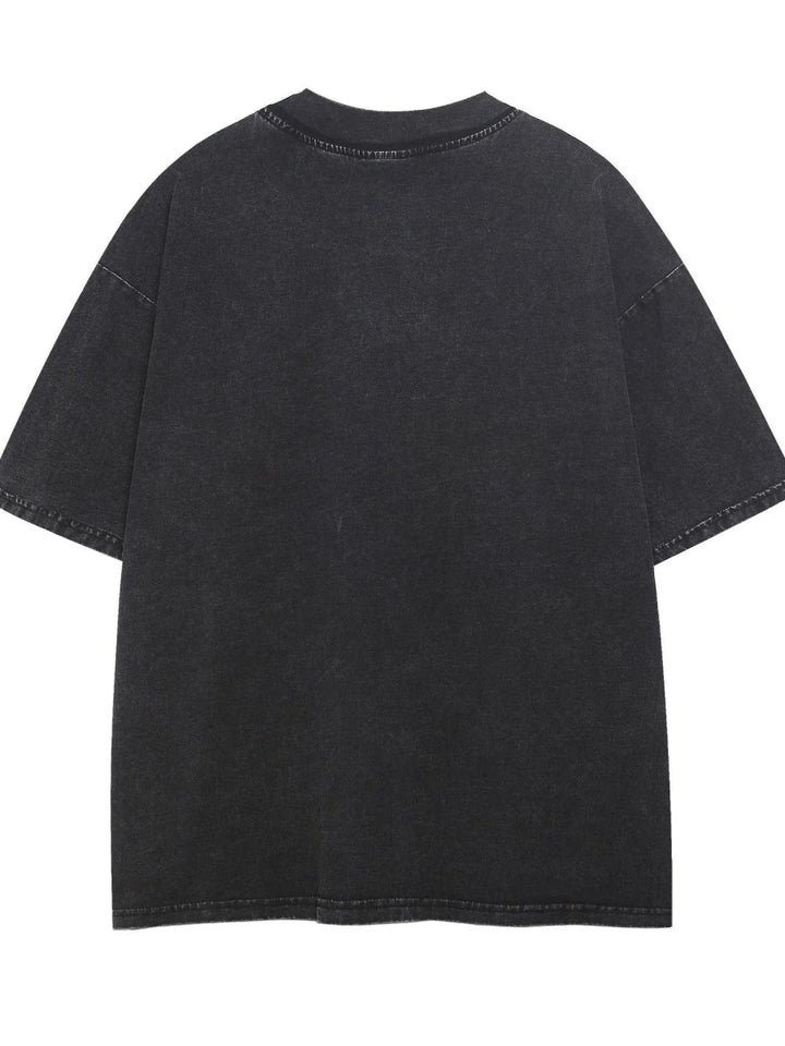 Men's Oversized Letter Graphic T-Shirt - Black - M - bda2dcd5ce9b4cb8b044fb744dcd1124 - Max - Origin - Tatoo Tee