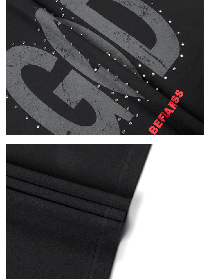 Men's Oversized Letter Graphic T-Shirt - White - S - 60fa29055fe447c098b2a5095d6d40eb - Max - Origin - Tatoo Tee