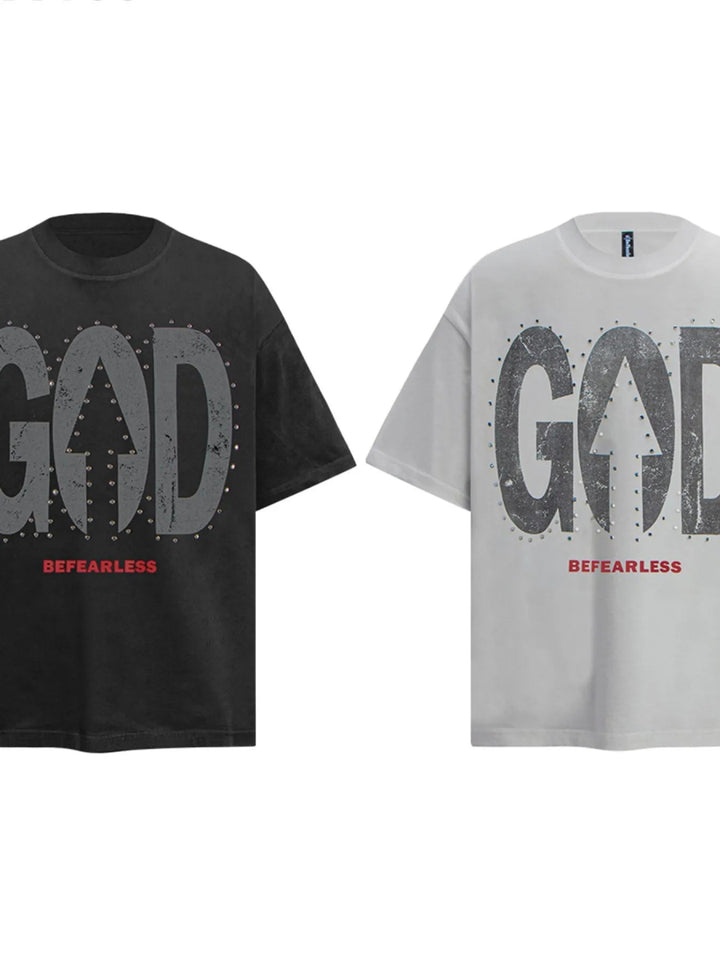 Men's Oversized Letter Graphic T-Shirt - White - S - 8029c6b3 - 1134 - 4338 - 9763 - 38ada4e7b150 - Max - Origin - Tatoo Tee