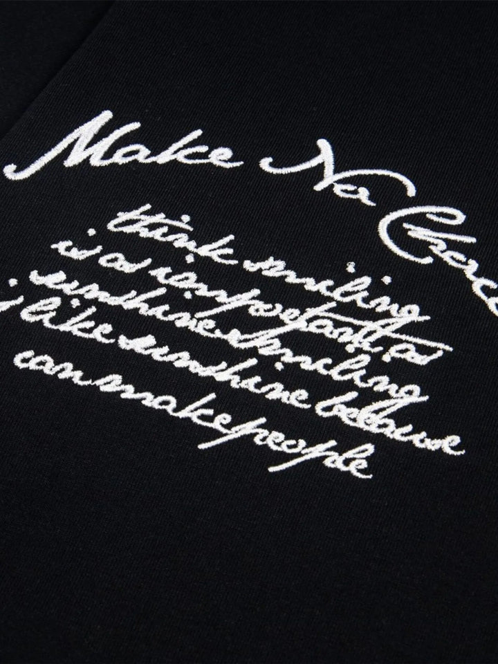 Men's Oversized Letter Short Sleeve T-Shirt - Black - M - 9183407c0b26421b97a825bcec12db97 - Max - Origin - Tatoo Tee
