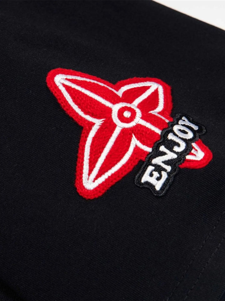 Men's Oversized Letter Short Sleeve T-Shirt - Black - M - 0abd48061f10409aa52ed5d93b01561b - Max - Origin - Tatoo Tee