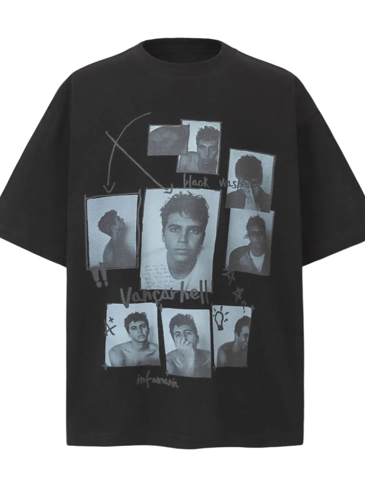 Men's Oversized Photo Short Sleeve T-Shirt - Black - M - 5d99b8e9 - b041 - 499d - a41e - 634554825e9e - Max - Origin - Tatoo Tee