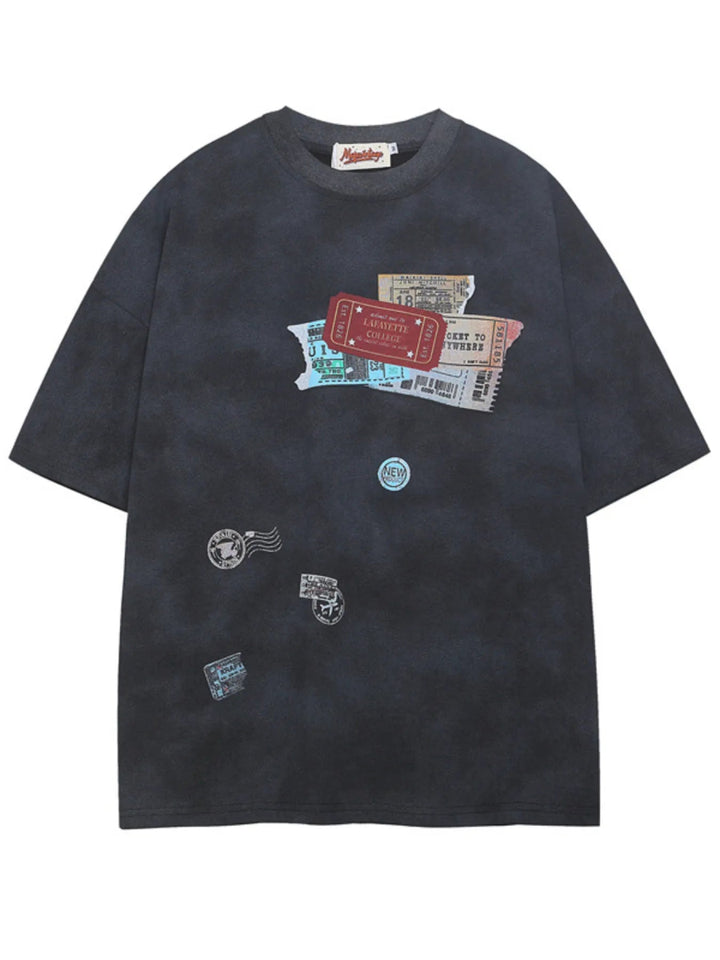 Men's Oversized Round Neck T-Shirt - Black - S - 10bfb72982e74df6ba681ee5a5330210 - Max - Origin - Tatoo Tee