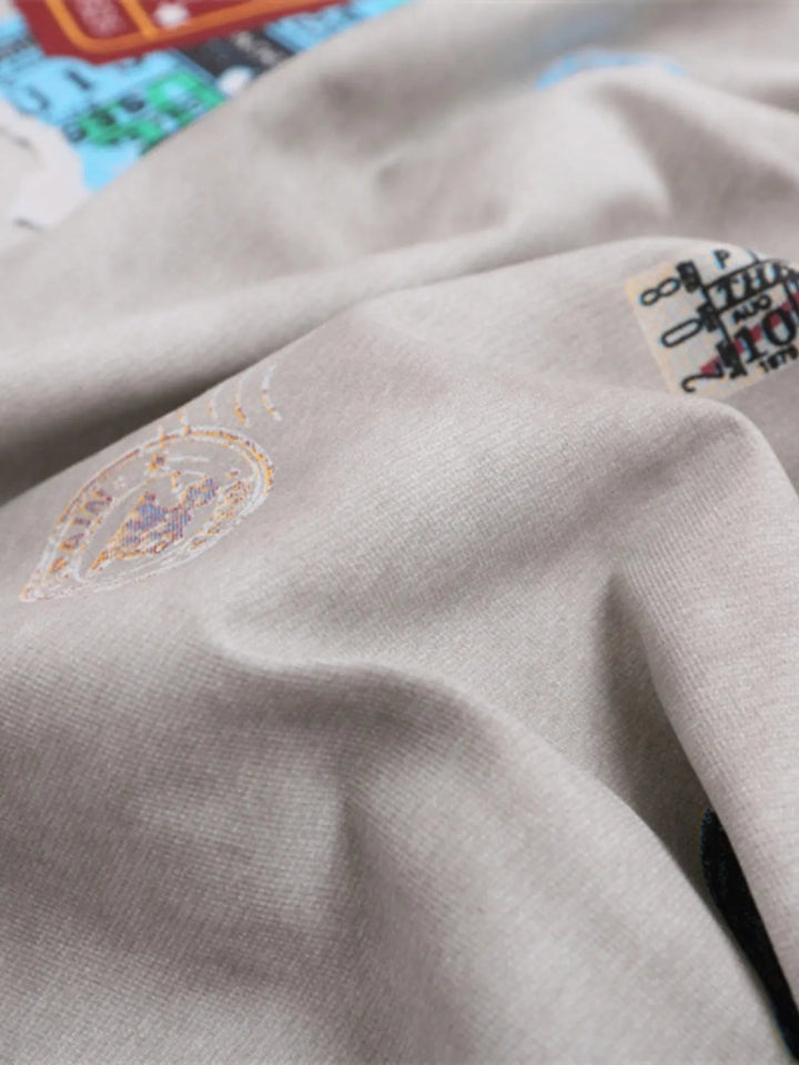 Men's Oversized Round Neck T-Shirt - Gray - S - 3dbda6b7affc4600b1d35eda0c7bc94f - Max - Origin - Tatoo Tee