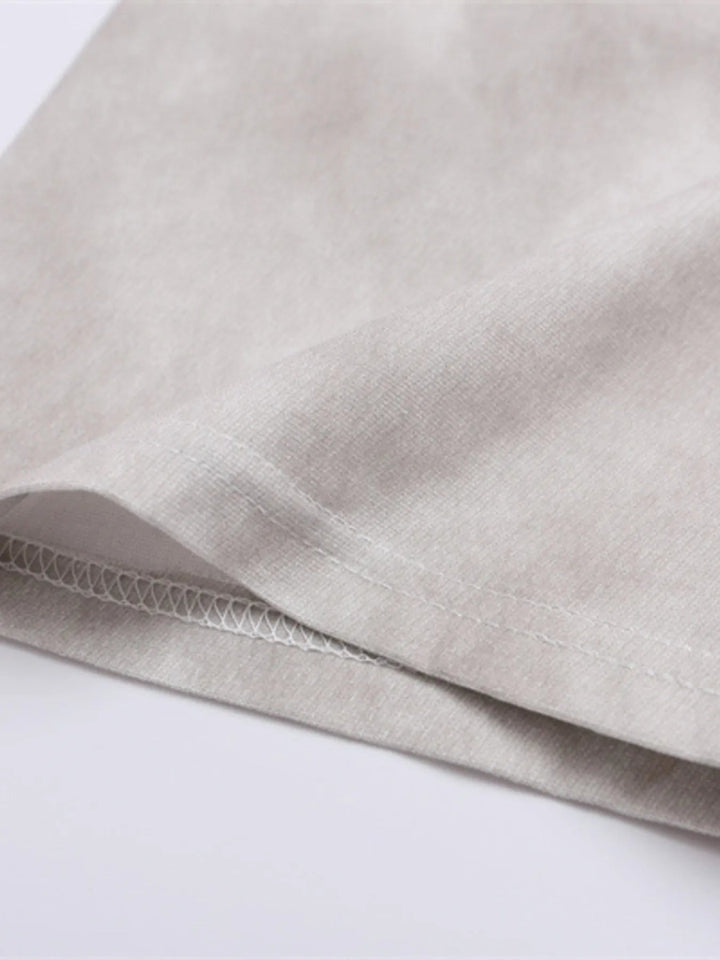 Men's Oversized Round Neck T-Shirt - Gray - S - 20bd5d8d539b49f7bfebc1fb9e210dfb - Max - Origin - Tatoo Tee