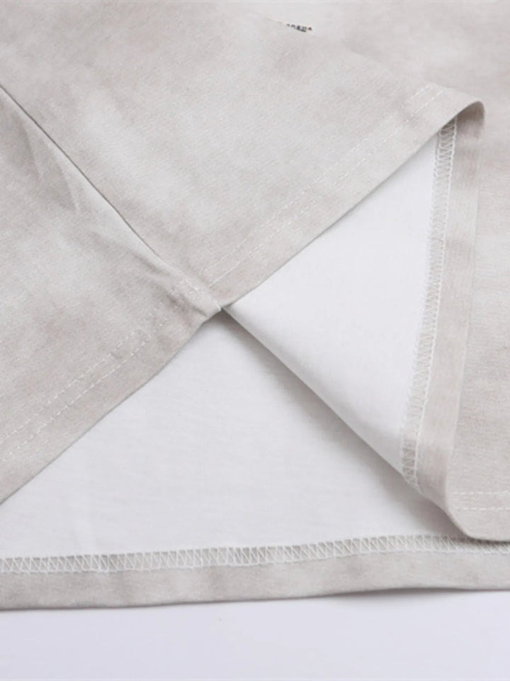 Men's Oversized Round Neck T-Shirt - Gray - S - e28195316c7048208ed4c7d95375d0e4 - Max - Origin - Tatoo Tee