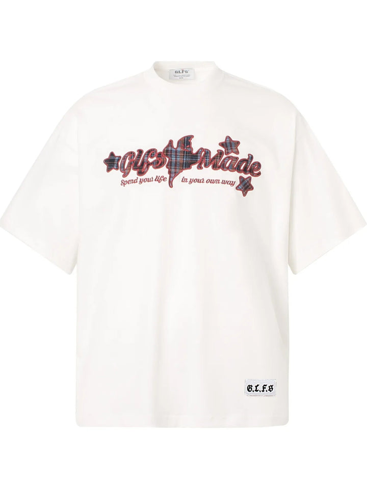 Men's Oversized Short Sleeve T-Shirt - White - M - 55e2e7acf38849849ed95caef4b551be - Max - Origin - Tatoo Tee
