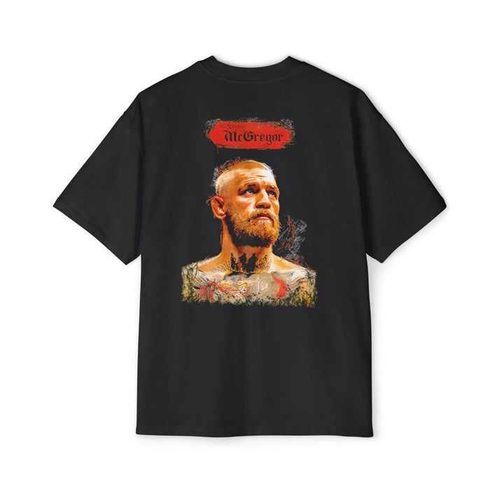 Men's Oversized Tee - Conor McGregor Graphic Tee, Bold Streetwear Style - S - Black - Men's Oversized Tee - Conor McGregor Graphic Tee, Bold Streetwear Style - Tatoo Tee