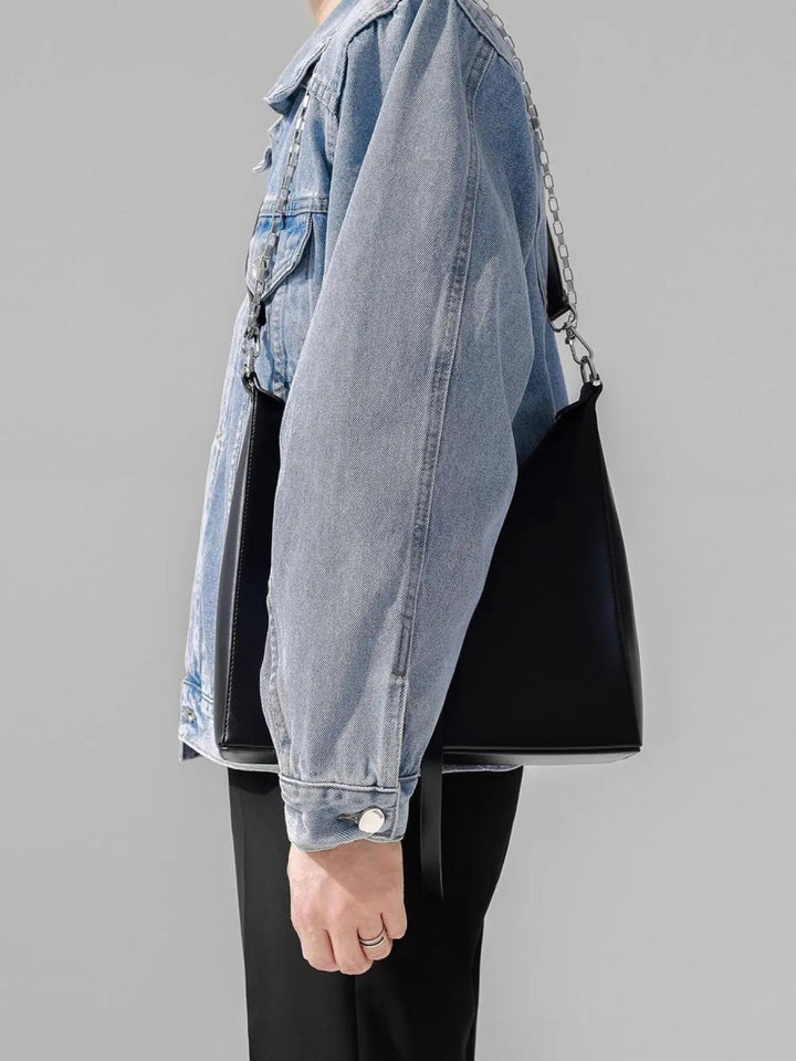 Men's Plus Size Button Up Long Sleeve Denim Jacket - Light Blue - M - 43f820adc3e2408dad00502879106379 - Max - Origin - Tatoo Tee