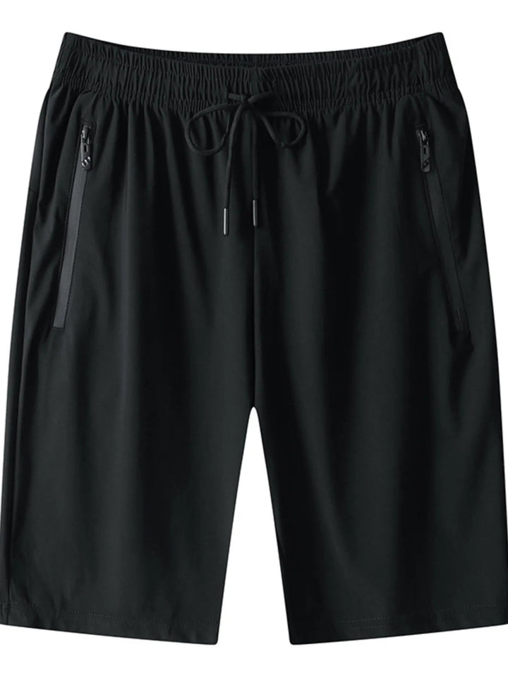 Men's Plus Size Drawstring Active Shorts - Black - L - 81fc89d2bfff44bca18bbfdf19b6b770 - Max - Origin - Tatoo Tee
