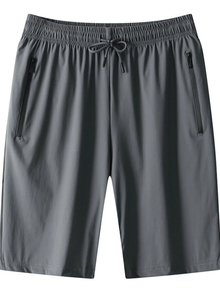 Men's Plus Size Drawstring Active Shorts - Gray - L - 801a25c8aa934d8b926f2824da8b1205 - Max - Origin - Tatoo Tee