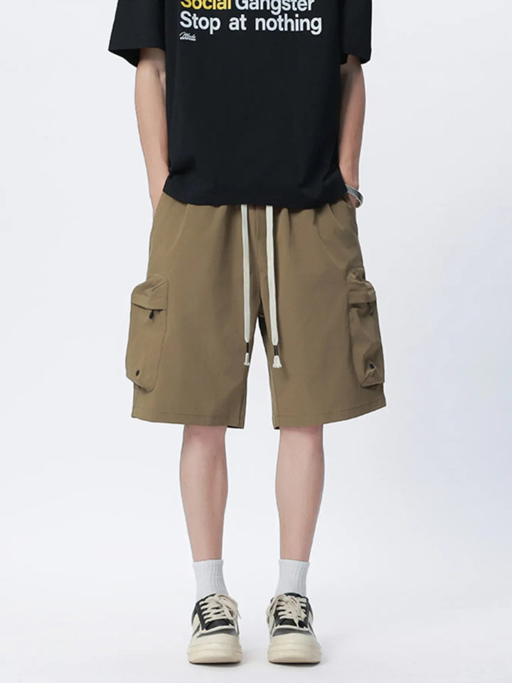 Men's Plus Size Drawstring Cargo Shorts - Khaki - M - 1d4e47a8f44640d882012e239c2e7d45 - Max - Origin - Tatoo Tee