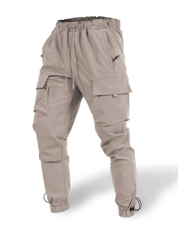 Men's Plus Size Drawstring Pants with Cargo Pockets - Gray - M - 83686192 - a982 - 4573 - be24 - 3c2e911b5428 - Max - Tatoo Tee