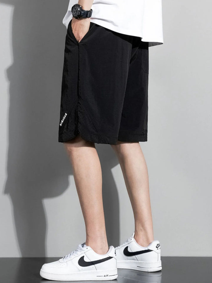 Men's Plus Size Drawstring Shorts with Pockets - Black - M - 106e5206 - bb84 - 4798 - afc2 - 6985b576eb99 - Max - Origin - Tatoo Tee