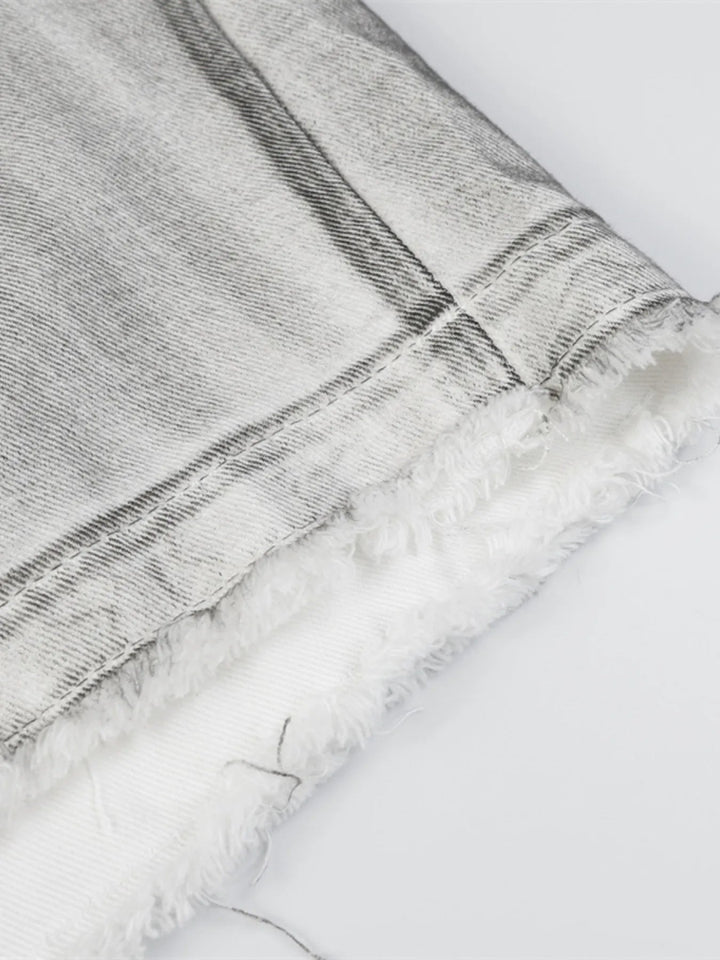 Men's Plus Size Wash Button Up Long Sleeve Denim Jacket - Dirty White - M - 120b3bdb82de4d5ea5c42214127ba915 - Max - Origin - Tatoo Tee