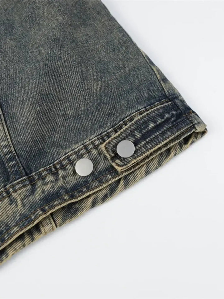 Men's Plus Size Zip Up Long Sleeve Denim Jacket - Blue - M - 633729e41b734d7ba1bcc8ebe336ee40 - Max - Origin - Tatoo Tee