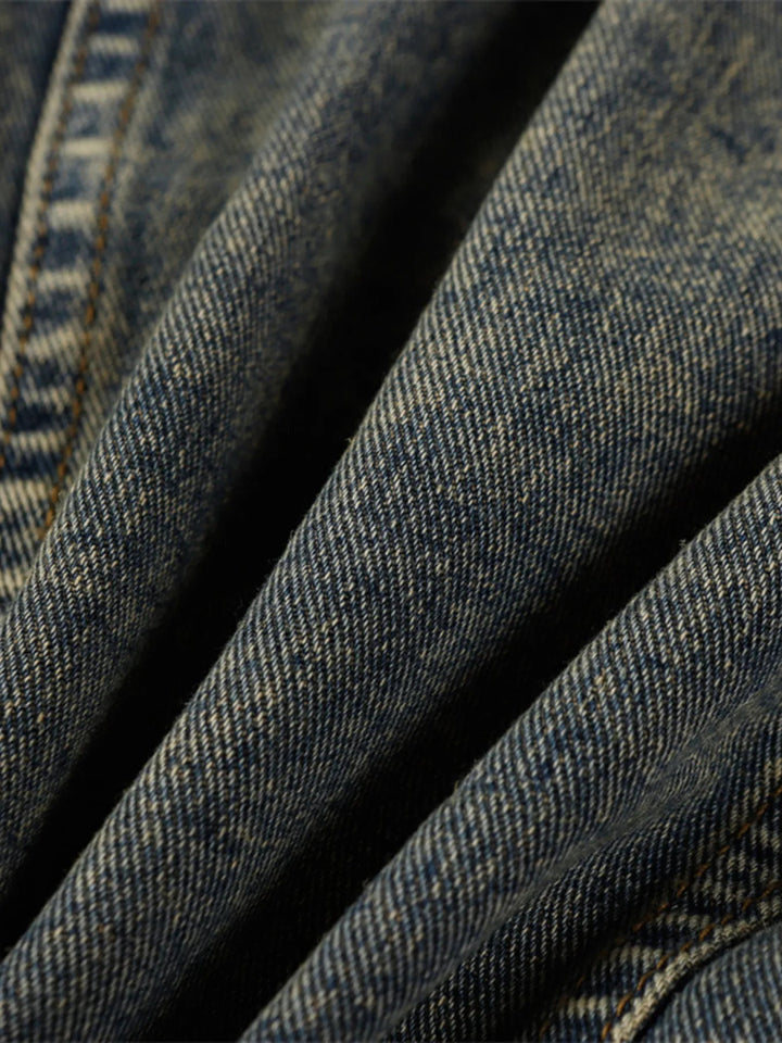 Men's Plus Size Zip Up Long Sleeve Denim Jacket - Blue - M - 57435a9c844447399f8a08d7000dfcf2 - Max - Origin - Tatoo Tee