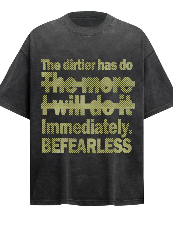 Men's Round Neck Letter Graphic Oversized T-Shirt - Black - S - 596d6409 - 092e - 4528 - 87c1 - 6459eb894c9b - Max - Origin - Tatoo Tee