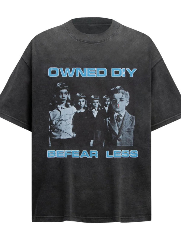 Men's Vintage Graphic Oversized T-Shirt - Black - S - fc2eb769 - 808c - 4e61 - 97d5 - b9cc314b0fe3 - Max - Origin - Tatoo Tee