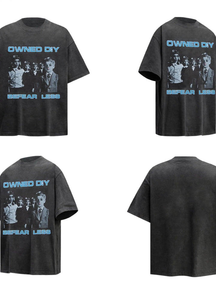 Men's Vintage Graphic Oversized T-Shirt - White - S - c411bb11 - 0422 - 4e48 - 9ad2 - e88fbb6a43f4 - Max - Origin - Tatoo Tee