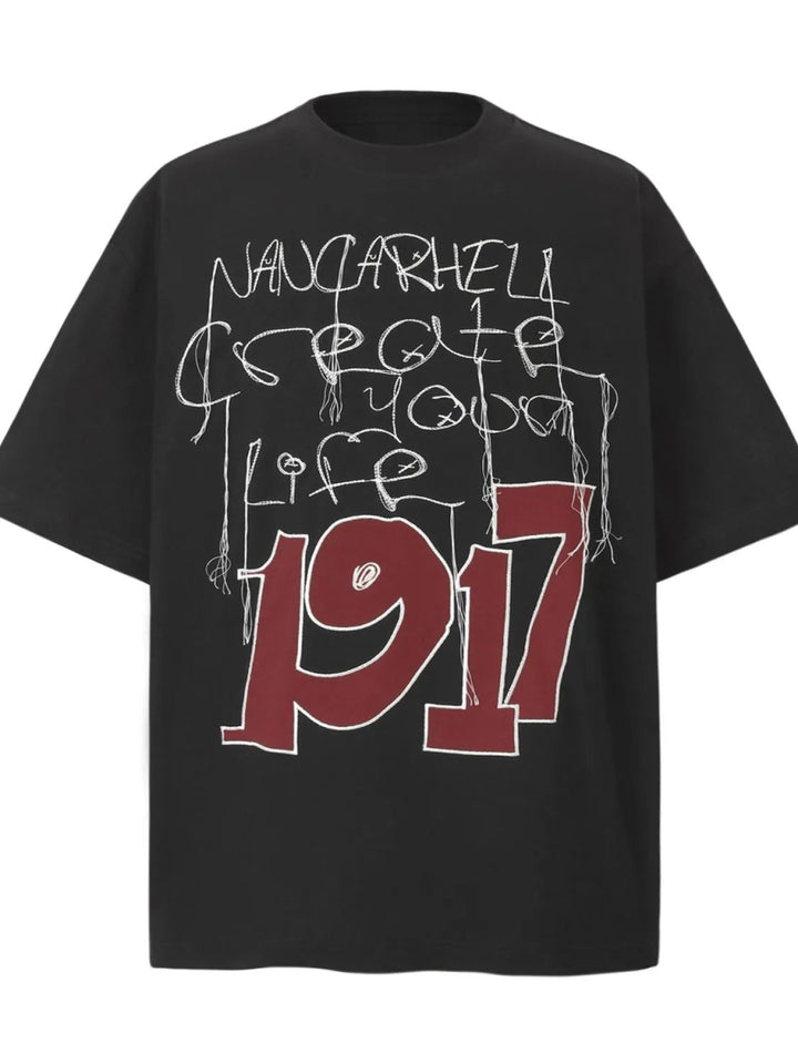 Men's Vintage Style 1917 Graphic Oversized T-Shirt - Black - M - 29cbb9e1 - 80ed - 4d66 - 8f35 - 3f8f48eb37cc - Max - Origin - Tatoo Tee