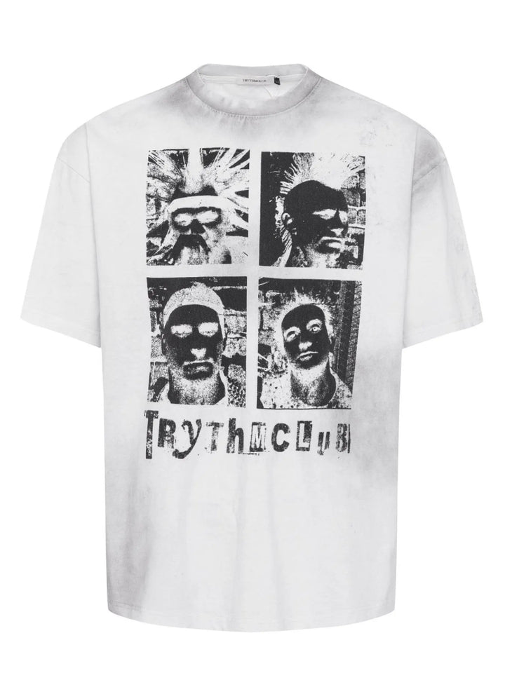 Men's Vintage Style Graphic Oversized T-Shirt - White - M - 0727667b01d04fa0863f7b9db4387081 - Max - Origin - Tatoo Tee